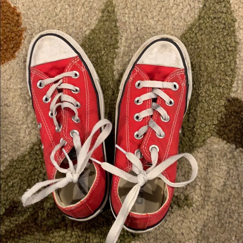 Red converse